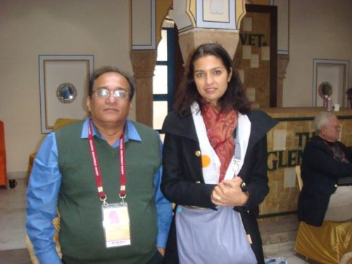 With Jhumpa Lahiri (2014)