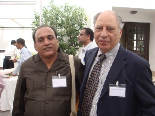 With Keki N. Daruwalla (2010)
